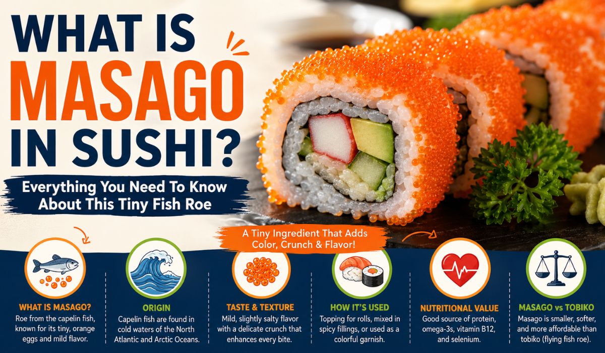 what is masago in sushi